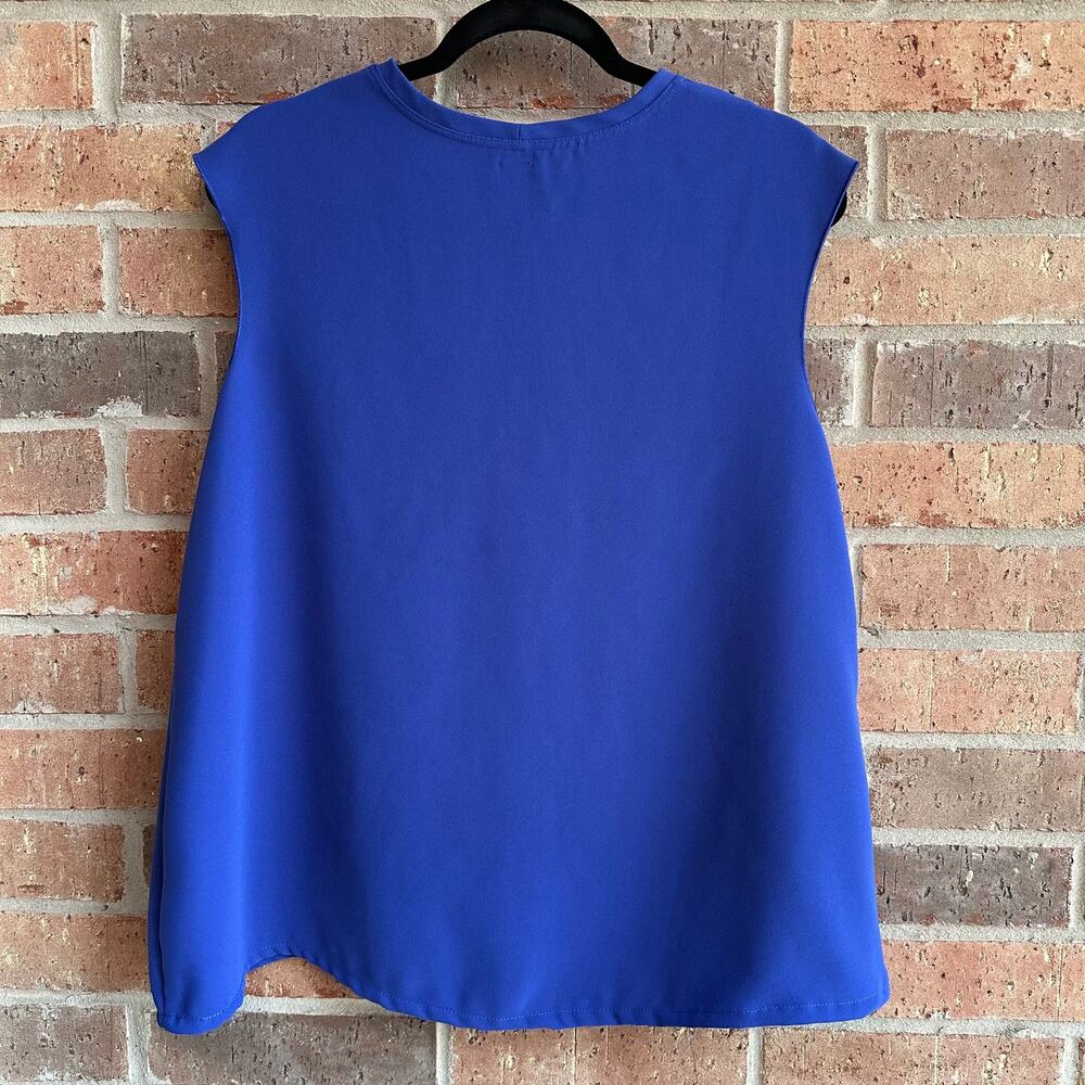 Anne Klein Blue Tank Size 16 - Picture 2 of 3
